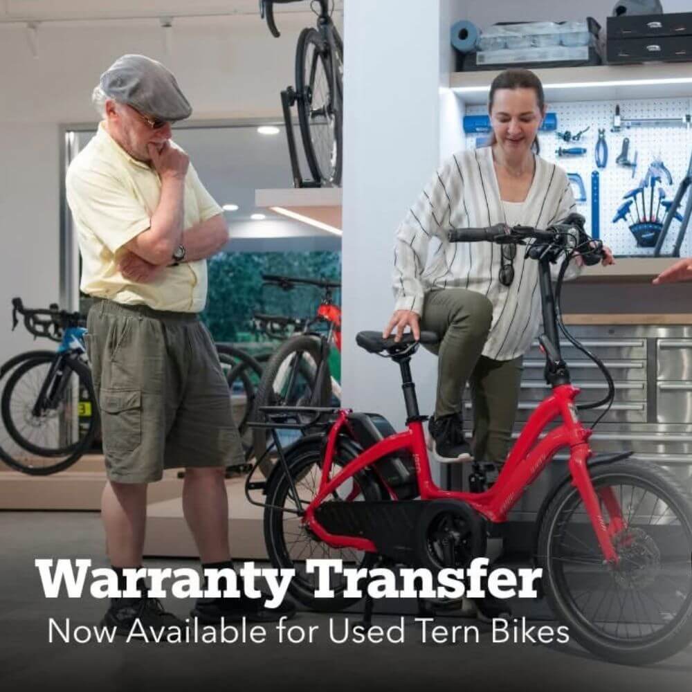 Give Your Tern e‑Bike More Value with Transferable Warranty