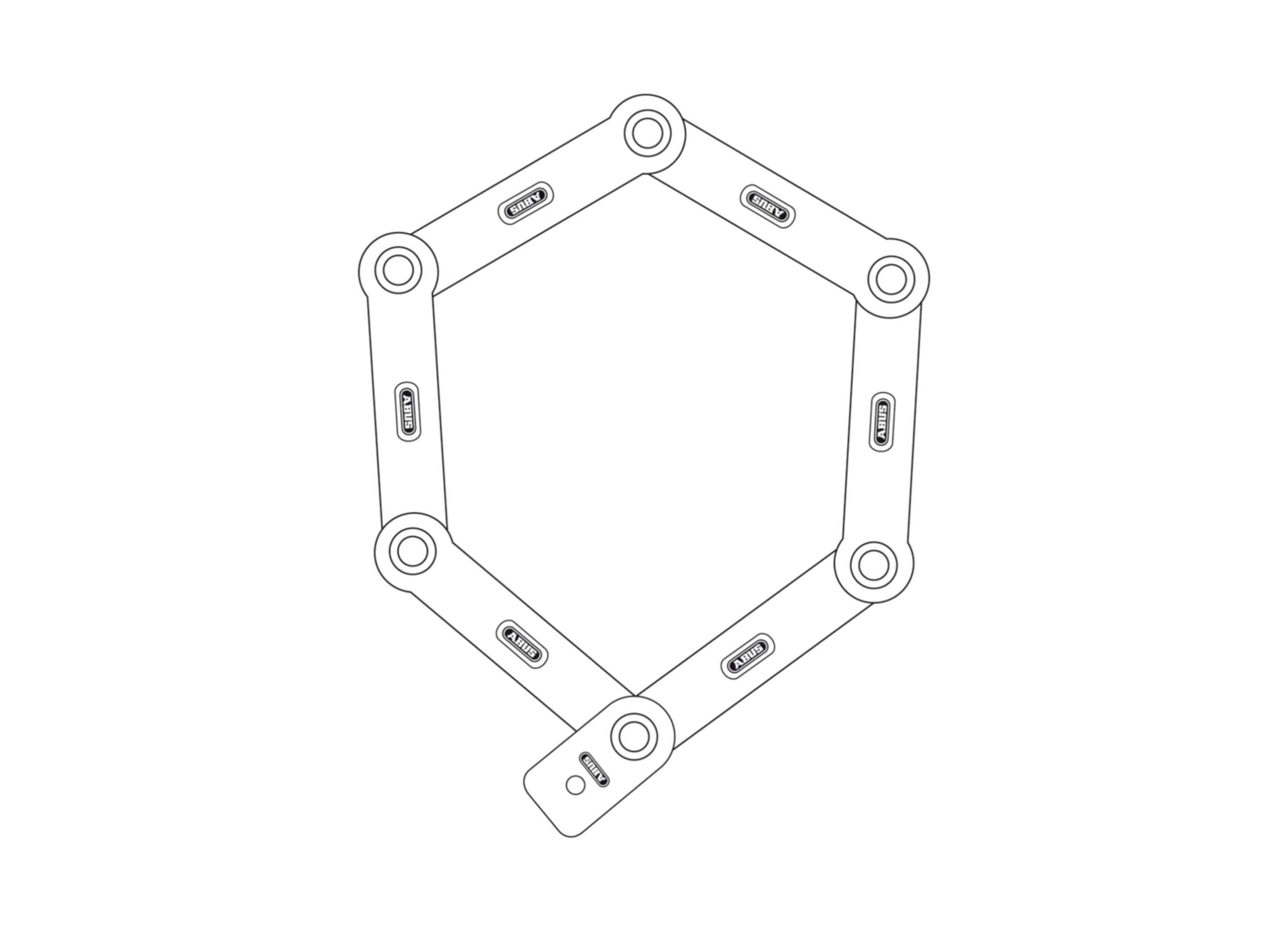 ABUS Folding Lock