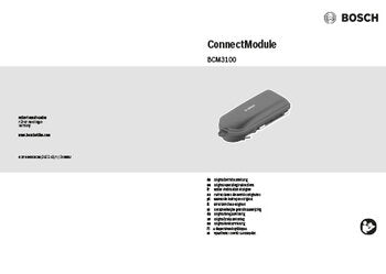 Bosch ConnectModule