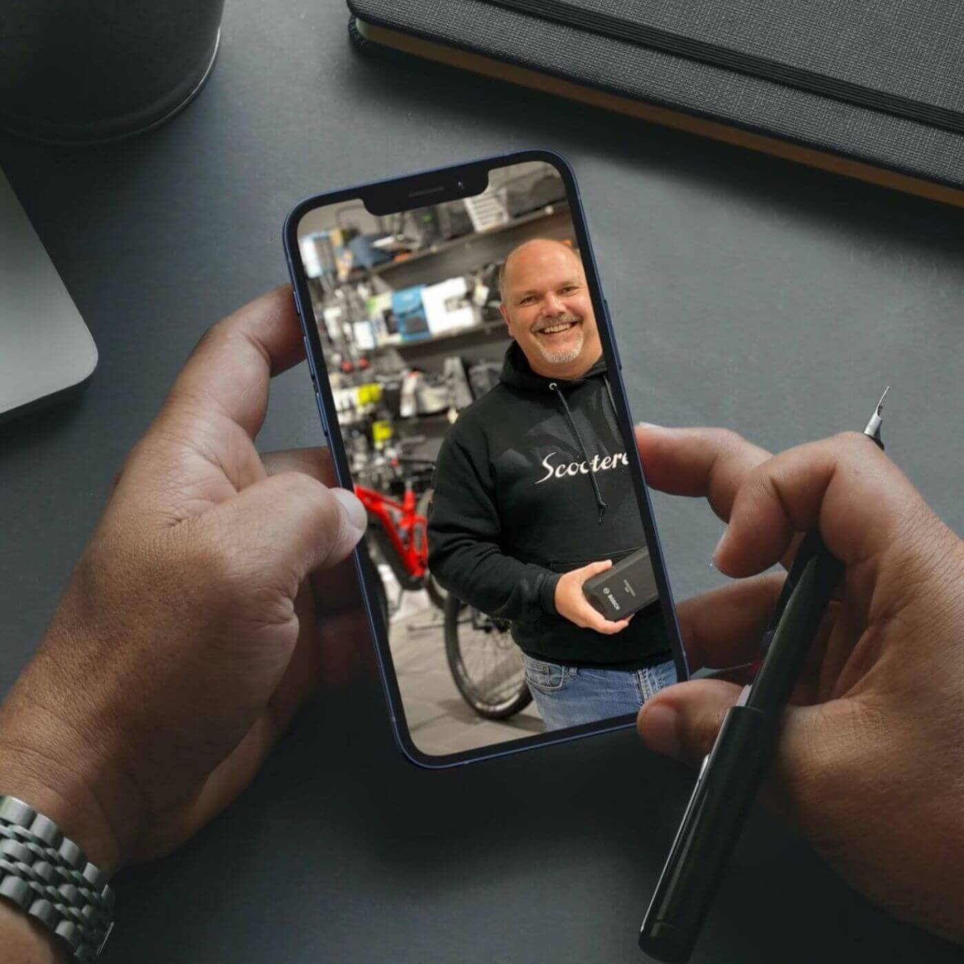 Ebike video consultations by Scooteretti