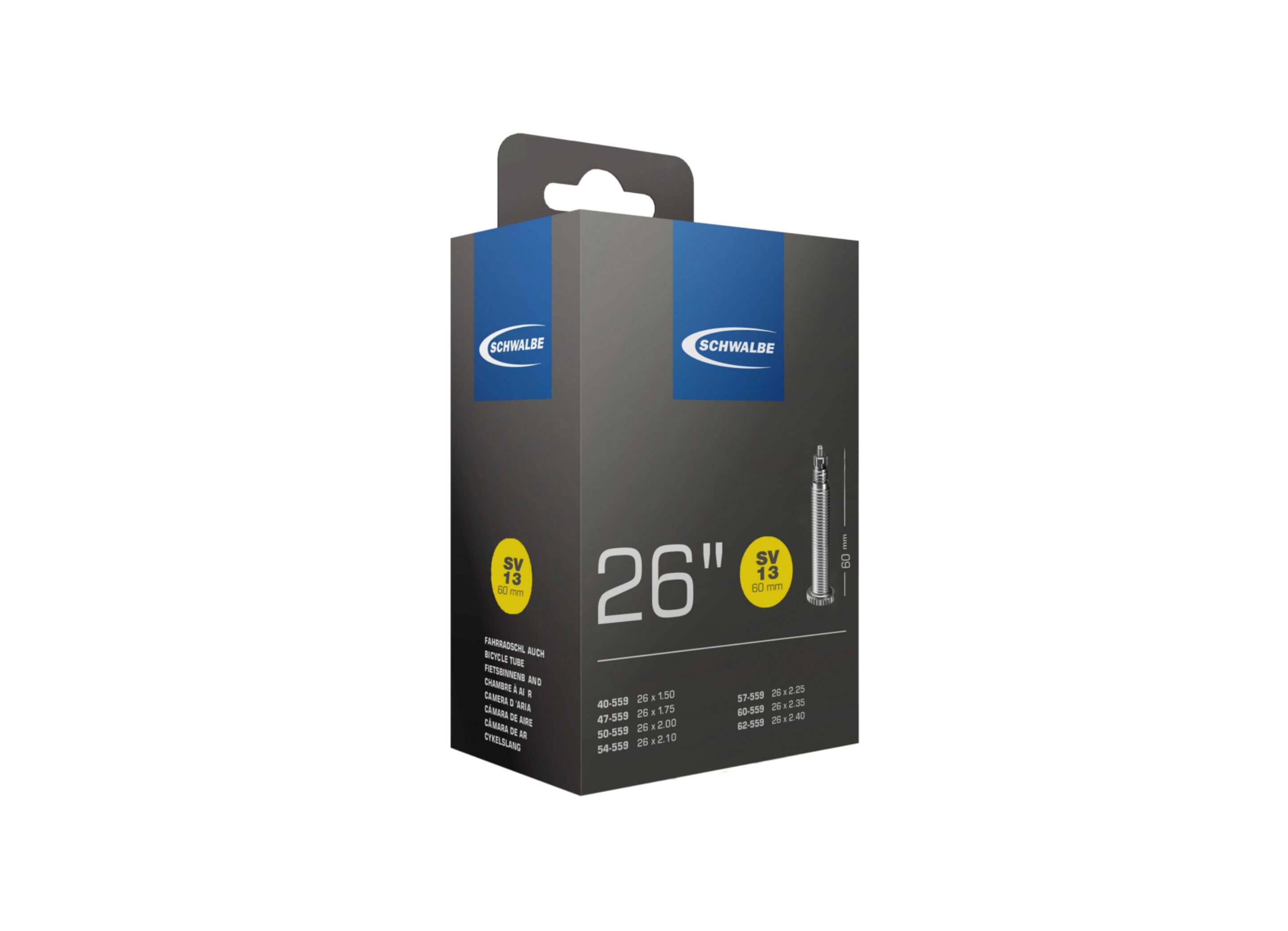 Schwalbe Inner Tubes SV13-60MM