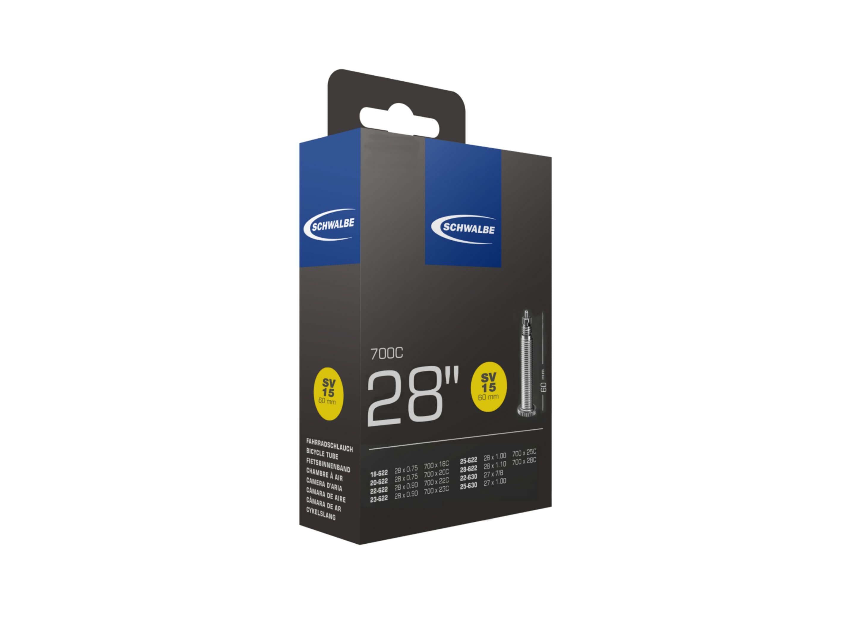 Schwalbe Inner Tubes SV15-60MM