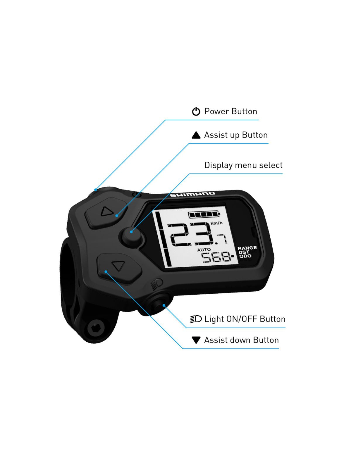 Shimano EN500 Display