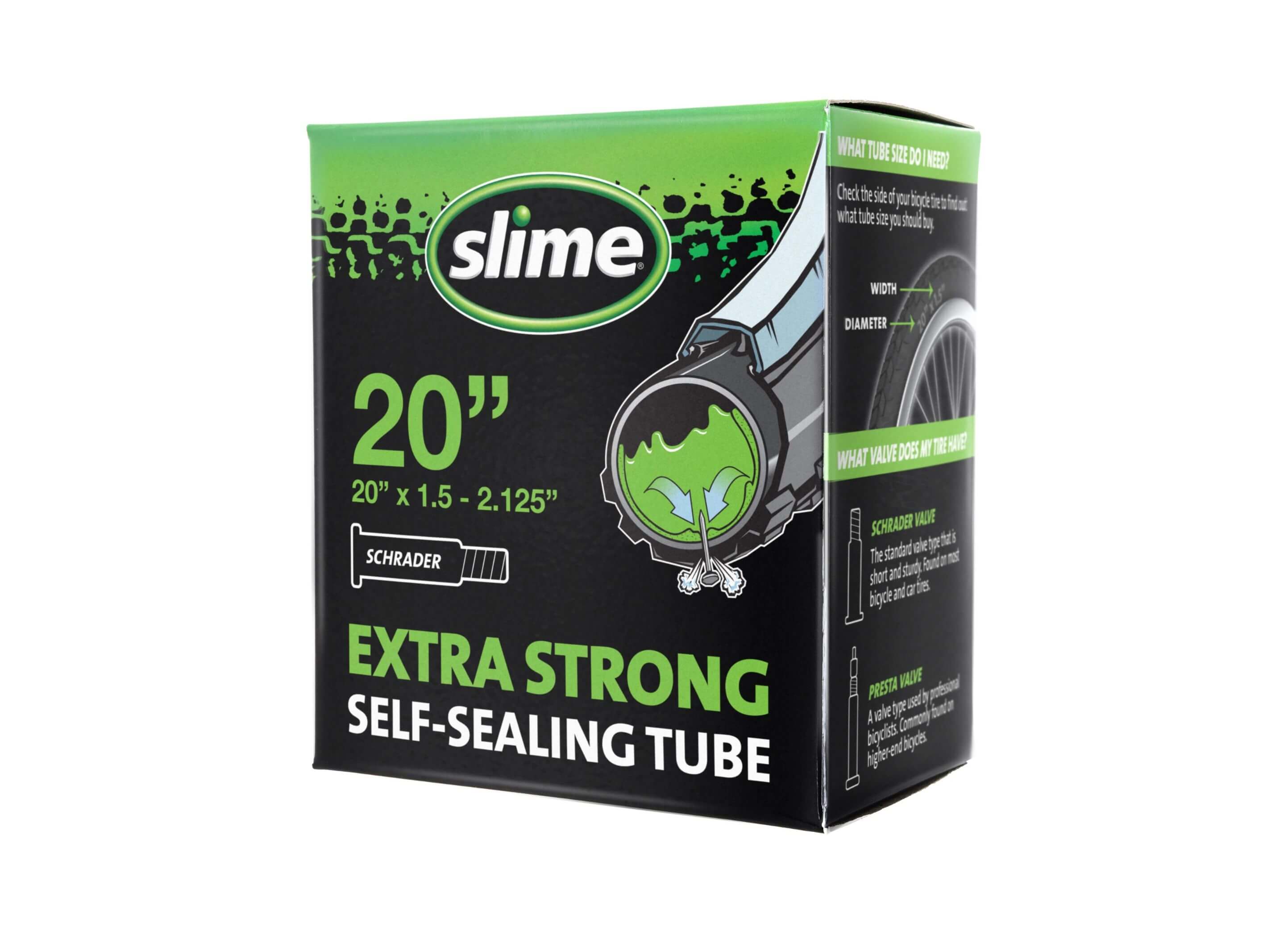 Slime Inner Tubes 20x1.5-2.125