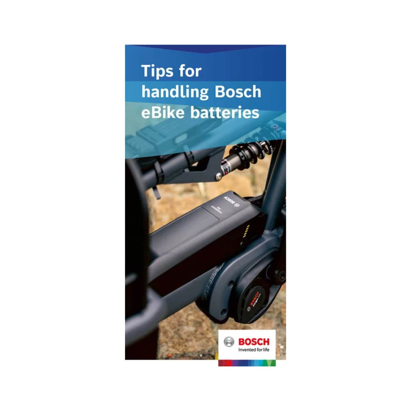 Tips for handling Bosch eBike batteries