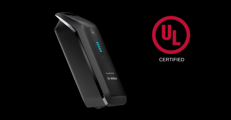 UL Certified ebike battery safety at Scooteretti Ottawa featuring Bosch ebike systems