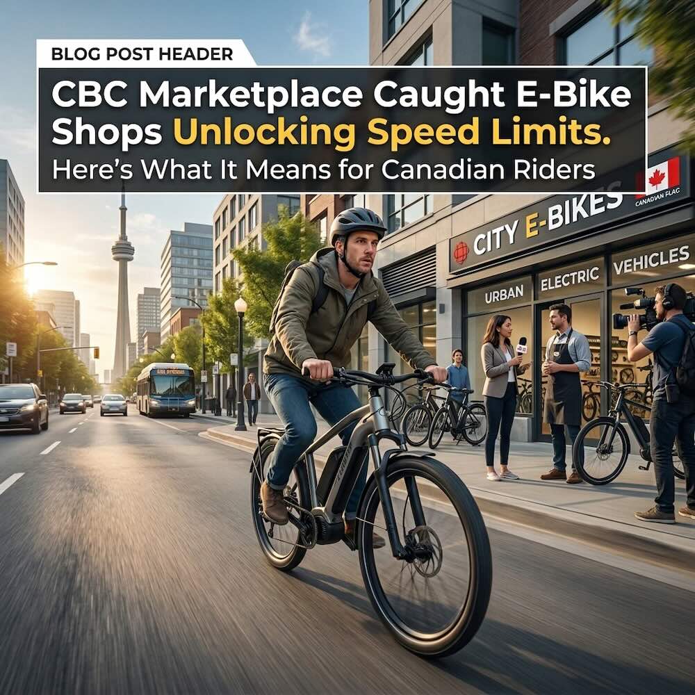 CBC Marketplace Caught E-Bike Shops Unlocking Speed Limits