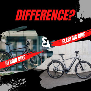 What is the difference between a hybrid bike and an electric bike?