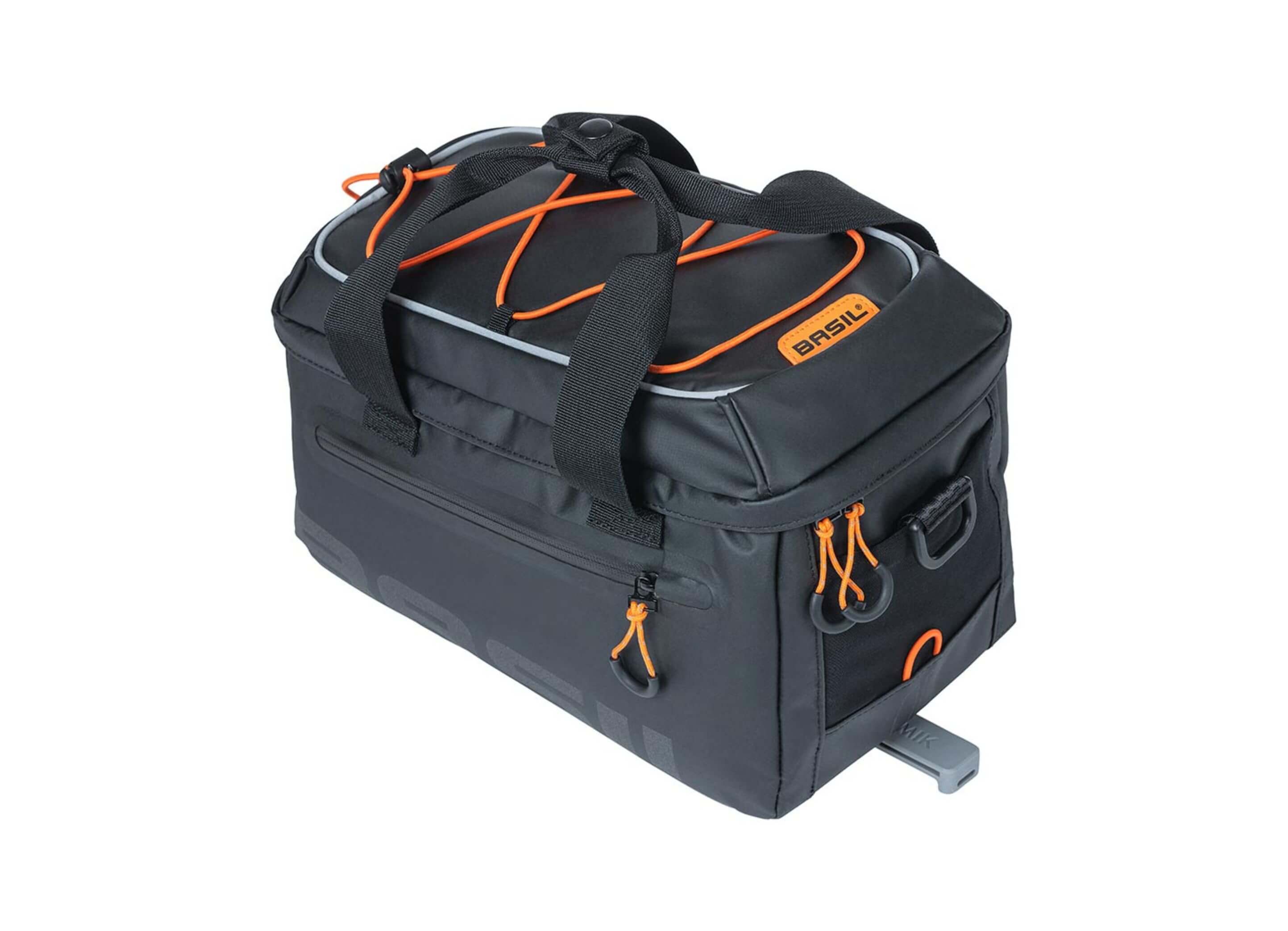 Basil Miles Trunk Bag - Black/Orange