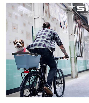 Adaptateur Porte-bagages Arrière Vélo - Pour Fixer Panier Sur VAE, Scooter, Vélo Pliant - Acier, 18cm, Noir/argent