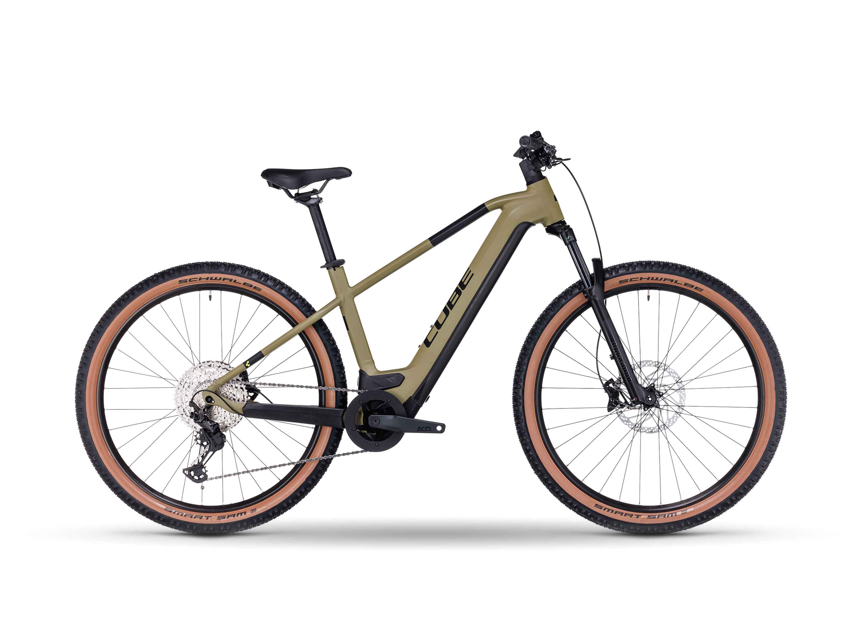 Poignées pour Vélo Cube Acide React Pro Vélo Poignées Noir Orange