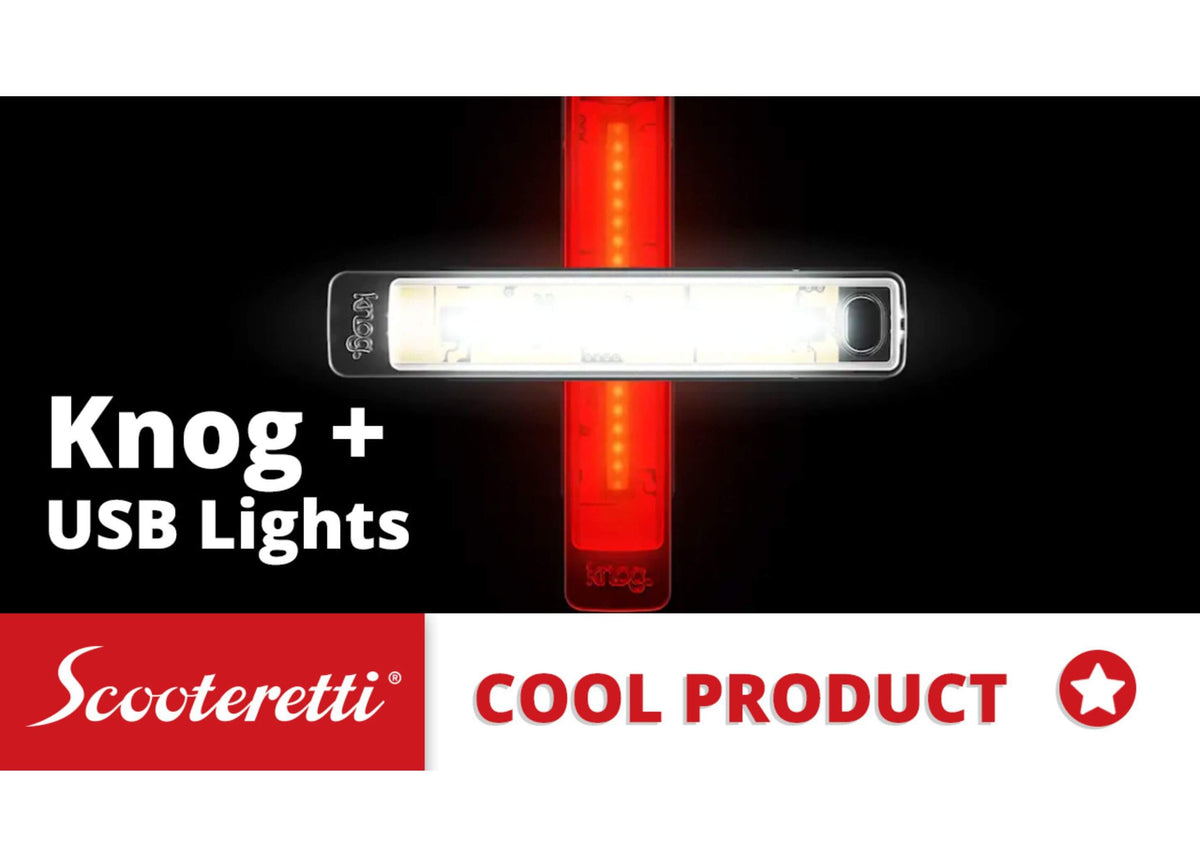 Knog Plus Rear Light - Rechargable Bike Lights - Scooteretti Canada