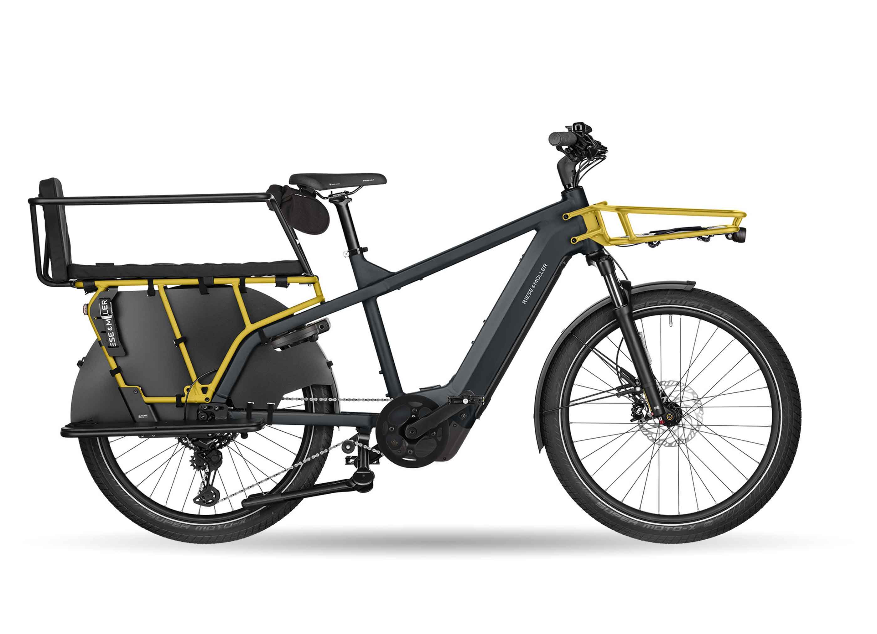 Multicharger3 Family utility grey curry matt