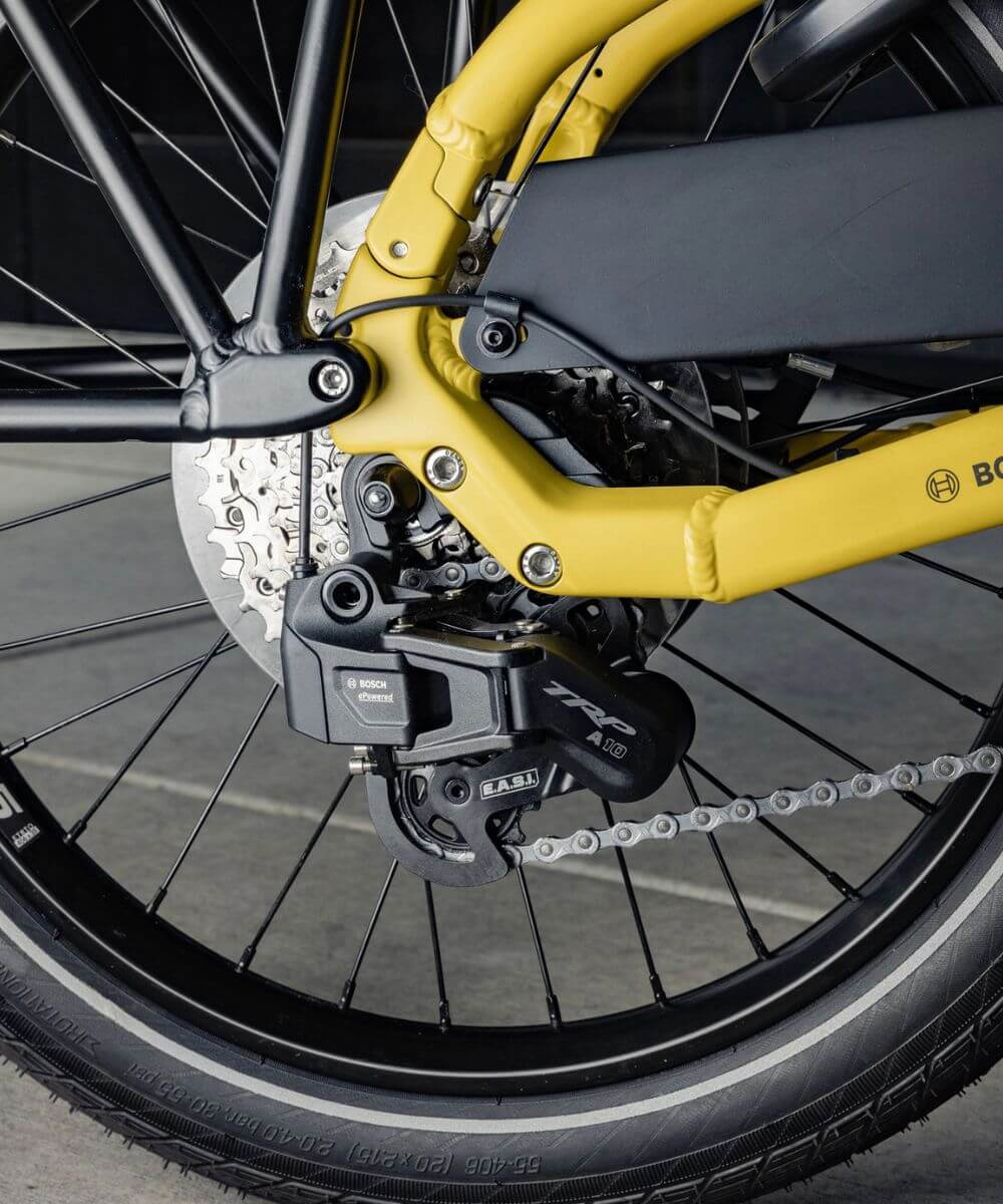TRP EASI automatic derailleur with Bosch eShift on the Tern HSD P10e